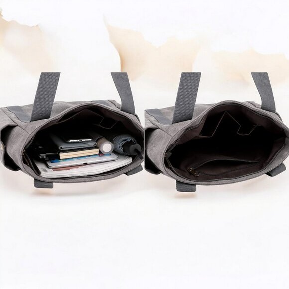 Canvas Women Tote Shoulder Bag Casual Retro Top Handle Satchel Handbags - Picture 6 of 7